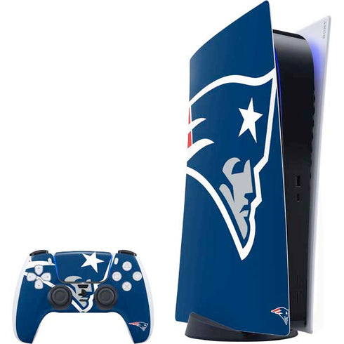 NFL New England Patriots Large Logo PlayStation PS5 Skins