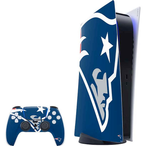 NFL New England Patriots Large Logo PlayStation PS5 Skins