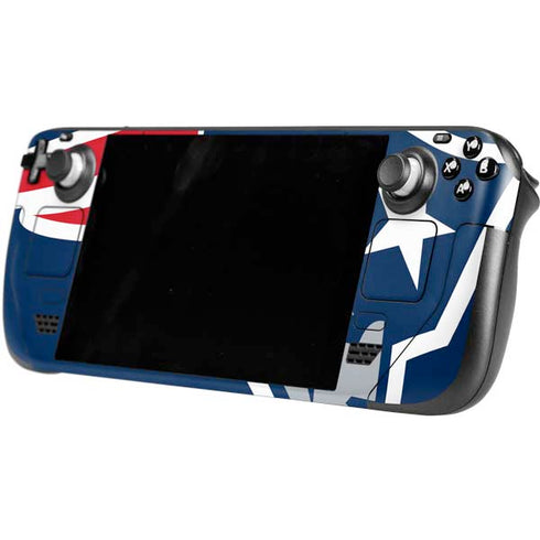 NFL New England Patriots Large Logo Steam Deck Handheld Gaming Computer OLED Skin