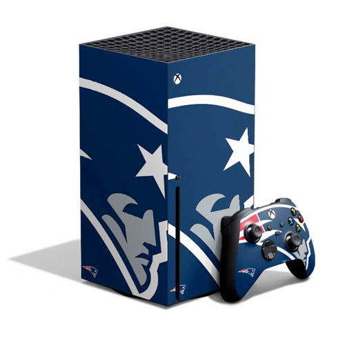 NFL New England Patriots Large Logo Xbox Series X Skins