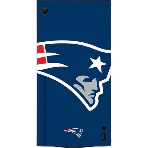 NFL New England Patriots Large Logo XBox Series X Digital Edition Console Skin