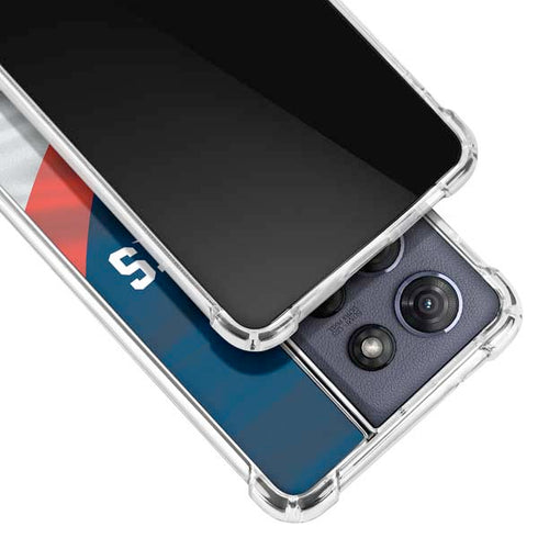 NFL New England Patriots Moto G Power 5G (2025) Clear Case