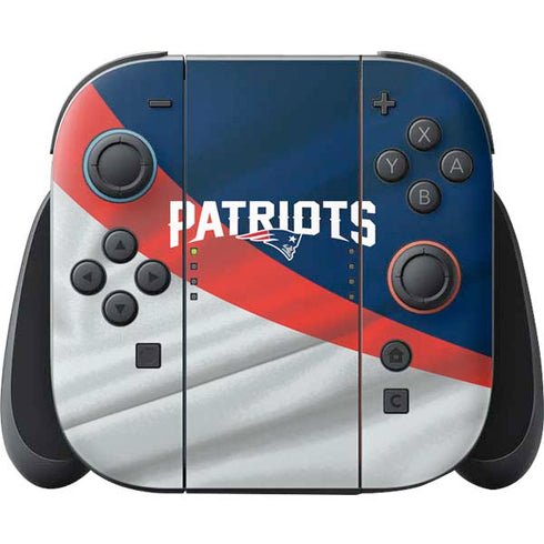 NFL New England Patriots Nintendo Switch 2 (2025) Joy-Con Controller Skin