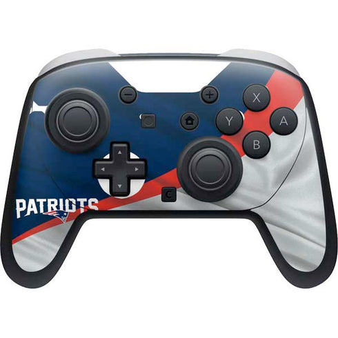 NFL New England Patriots Nintendo Switch 2 (2025) Pro Controller Skin