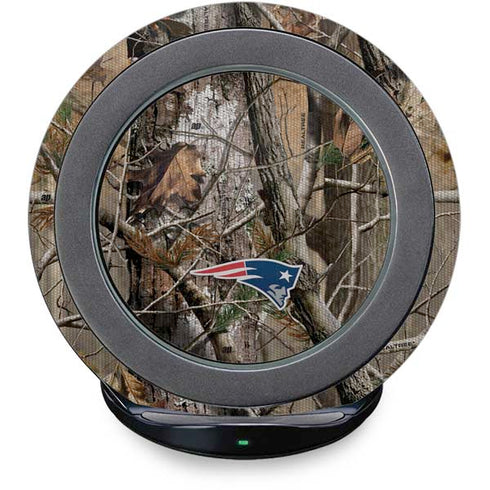 NFL New England Patriots Realtree AP Camo Fast Charge Wireless Charging Stand Skin