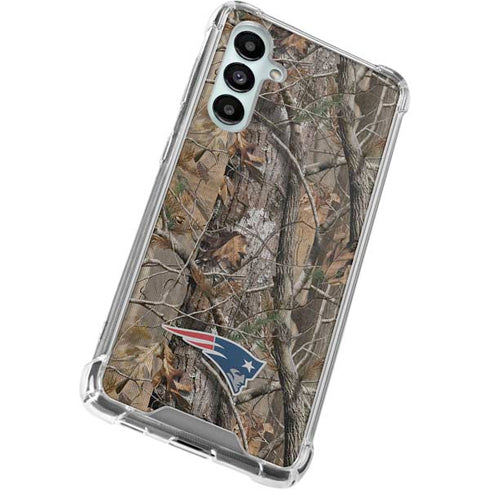 NFL New England Patriots Realtree AP Camo Galaxy A16 5G Clear Case