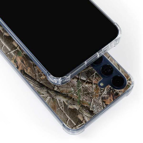 NFL New England Patriots Realtree AP Camo Galaxy A35 5G Clear Case