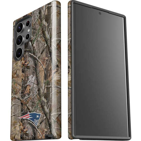 NFL New England Patriots Realtree AP Camo Galaxy S23 Ultra Pro Case