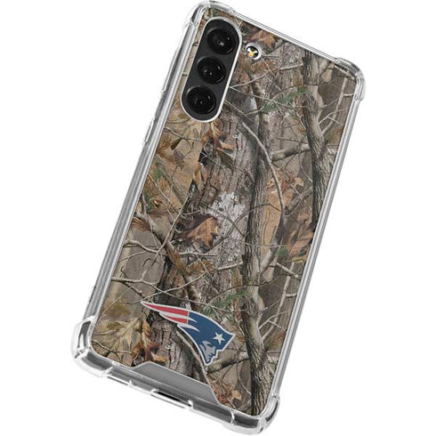 NFL New England Patriots Realtree AP Camo Galaxy S24 FE Clear Case