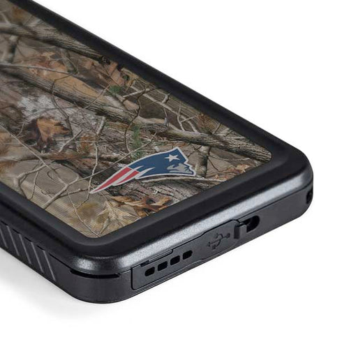 NFL New England Patriots Realtree AP Camo Galaxy S24 Plus Waterproof Case
