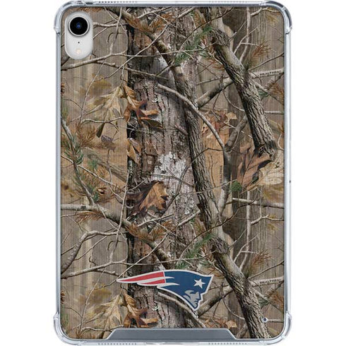 NFL New England Patriots Realtree AP Camo iPad 11th Gen (2025) Clear Case