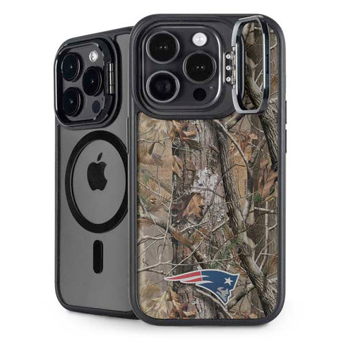 NFL New England Patriots Realtree AP Camo iPhone 15 Pro Max Kickstand Case