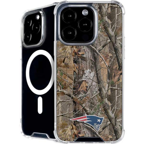 NFL New England Patriots Realtree AP Camo iPhone 16 Pro MagSafe Case
