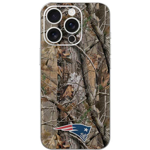 NFL New England Patriots Realtree AP Camo iPhone 16 Pro Skin