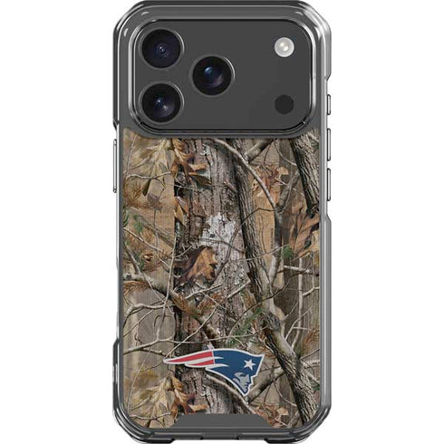 NFL New England Patriots Realtree AP Camo iPhone 18 Pro Clear Case