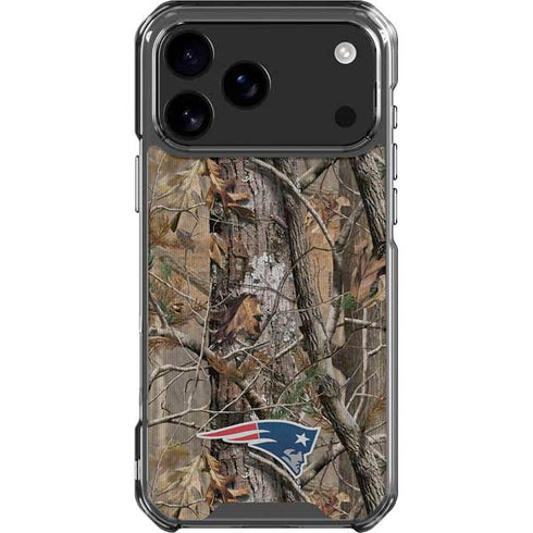 NFL New England Patriots Realtree AP Camo iPhone 18 Pro Max Clear Case