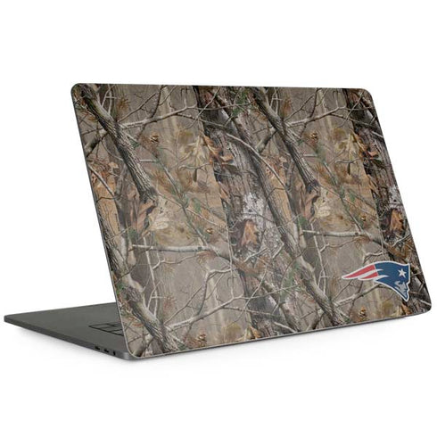 NFL New England Patriots Realtree AP Camo MacBook Skins