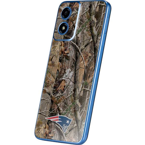 NFL New England Patriots Realtree AP Camo Moto G Play 4G (2024) Skin