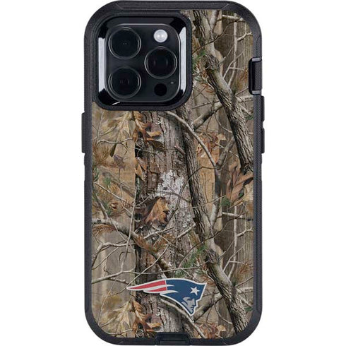 NFL New England Patriots Realtree AP Camo Otterbox Defender iPhone Skin