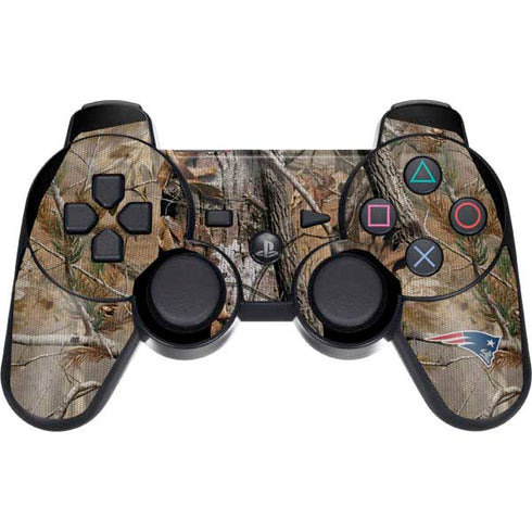 NFL New England Patriots Realtree AP Camo PS3 Dual Shock wireless controller Skin