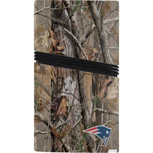 NFL New England Patriots Realtree AP Camo PS5 Pro Console Skin