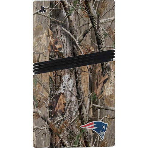 NFL New England Patriots Realtree AP Camo PS5 Pro Disk Bundle Skin
