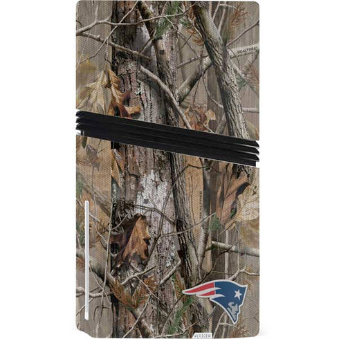NFL New England Patriots Realtree AP Camo PS5 Pro Disk Bundle Skin