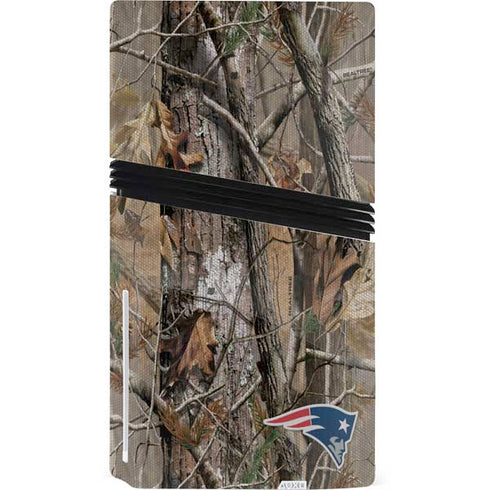 NFL New England Patriots Realtree AP Camo PS5 Pro Disk Console Skin