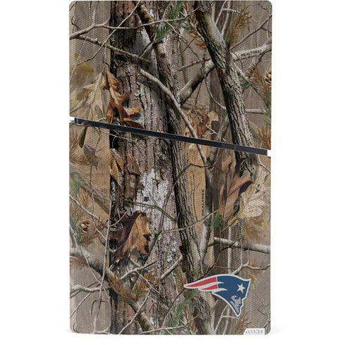 NFL New England Patriots Realtree AP Camo PS5 Slim Digital Edition Console Skin
