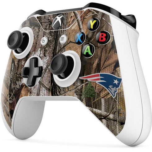 NFL New England Patriots Realtree AP Camo Xbox One S All-Digital Edition Bundle Skin