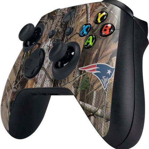 NFL New England Patriots Realtree AP Camo Xbox Series X Controller Skin