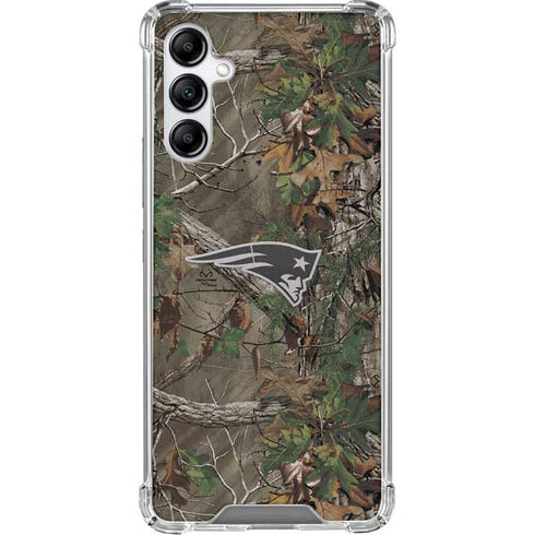 NFL New England Patriots Realtree Xtra Green Camo Gabb Phone 4 Clear Case