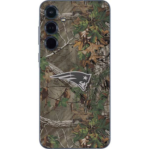 NFL New England Patriots Realtree Xtra Green Camo Galaxy A35 5G Skin