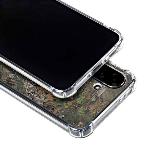 NFL New England Patriots Realtree Xtra Green Camo Galaxy A36 5G Clear Case