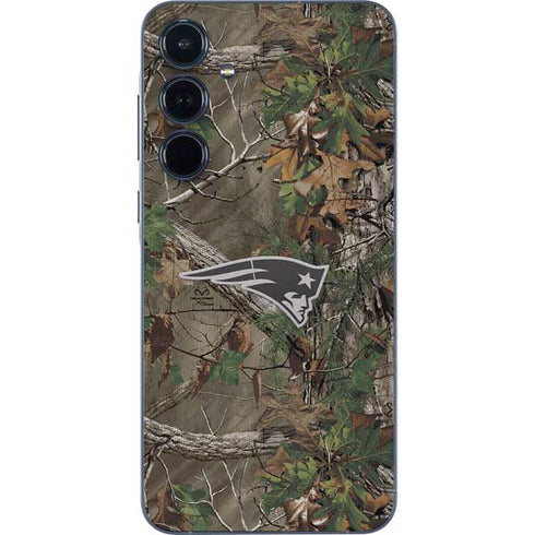 NFL New England Patriots Realtree Xtra Green Camo Galaxy A55 5G Skin