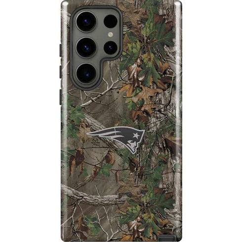 NFL New England Patriots Realtree Xtra Green Camo Galaxy S23 Ultra Pro Case