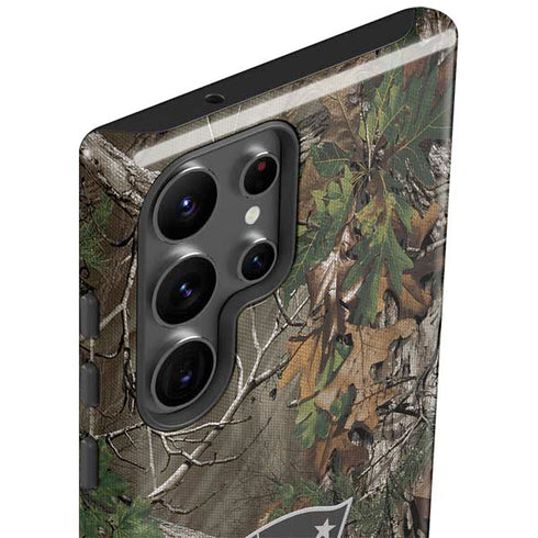 NFL New England Patriots Realtree Xtra Green Camo Galaxy S23 Ultra Pro Case
