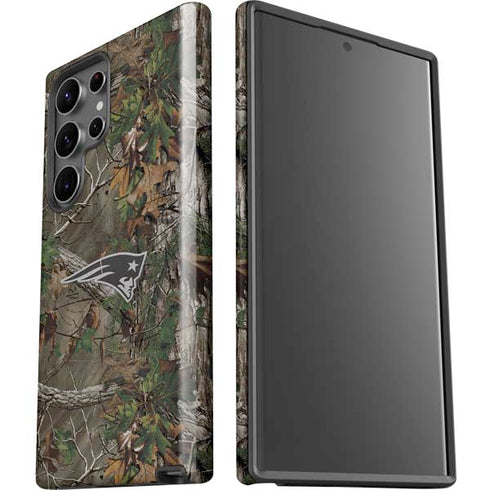 NFL New England Patriots Realtree Xtra Green Camo Galaxy S23 Ultra Pro Case