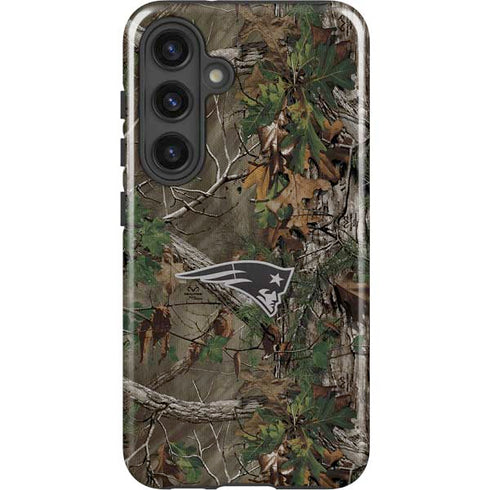 NFL New England Patriots Realtree Xtra Green Camo Galaxy S25 Impact Case