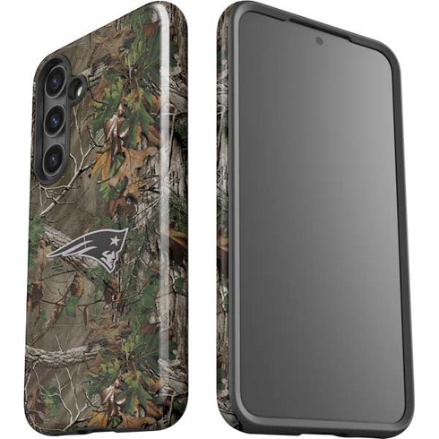 NFL New England Patriots Realtree Xtra Green Camo Galaxy S25 Plus Impact Case
