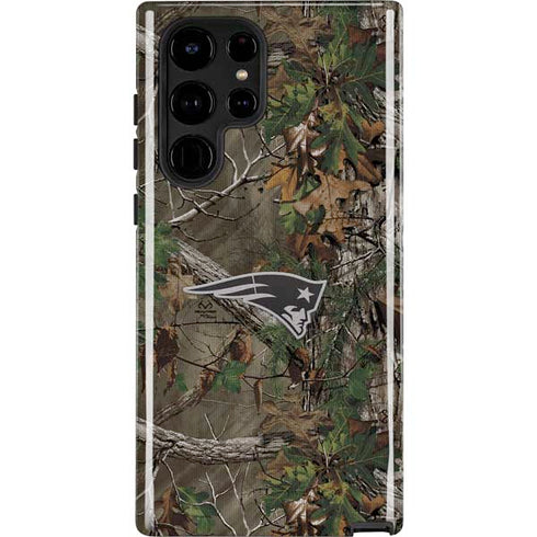 NFL New England Patriots Realtree Xtra Green Camo Galaxy S25 Ultra Impact Case