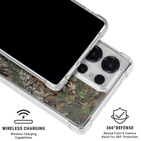 NFL New England Patriots Realtree Xtra Green Camo Galaxy S25 Ultra Clear Case