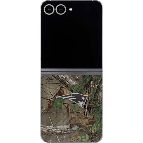 NFL New England Patriots Realtree Xtra Green Camo Galaxy Z Flip6 Skin