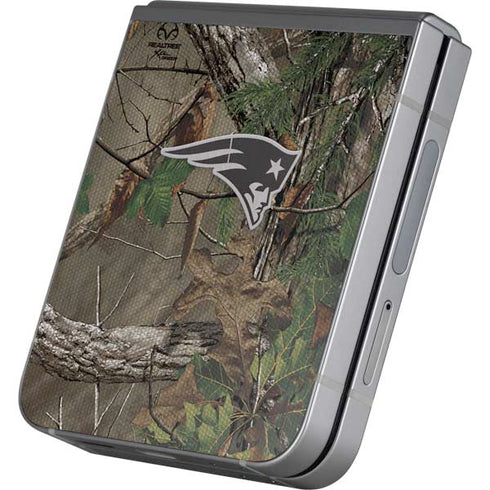 NFL New England Patriots Realtree Xtra Green Camo Galaxy Z Flip6 Skin