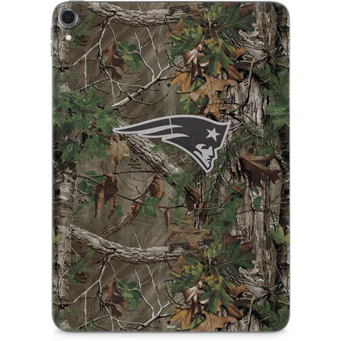 NFL New England Patriots Realtree Xtra Green Camo Apple iPad Pro Skin