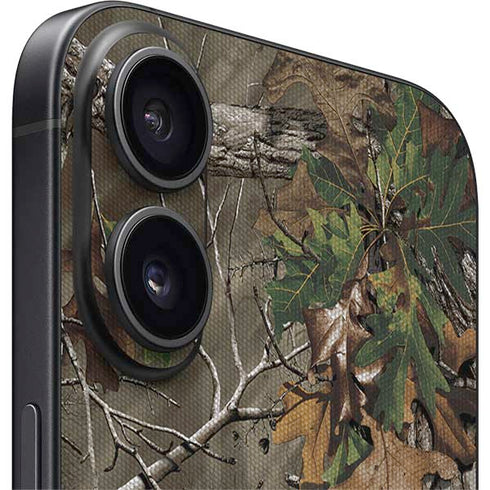 NFL New England Patriots Realtree Xtra Green Camo iPhone 16 Plus Skin