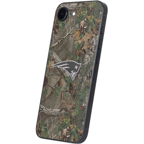 NFL New England Patriots Realtree Xtra Green Camo iPhone 16e Skin
