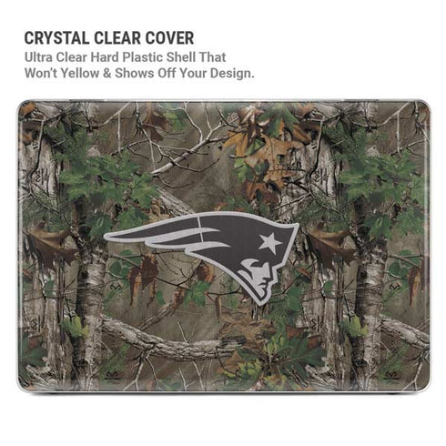 NFL New England Patriots Realtree Xtra Green Camo MacBook Pro 14in (2021-24) Case plus Skin