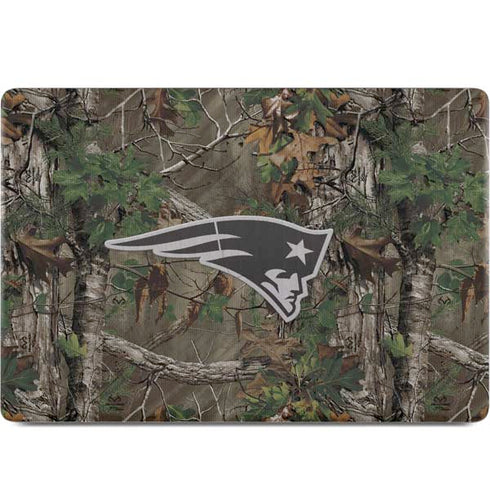 NFL New England Patriots Realtree Xtra Green Camo MacBook Skins