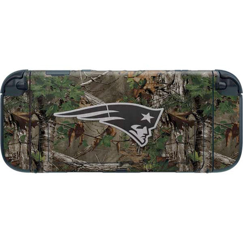NFL New England Patriots Realtree Xtra Green Camo Nintendo Switch 2 (2025) with Joy-Con Skin